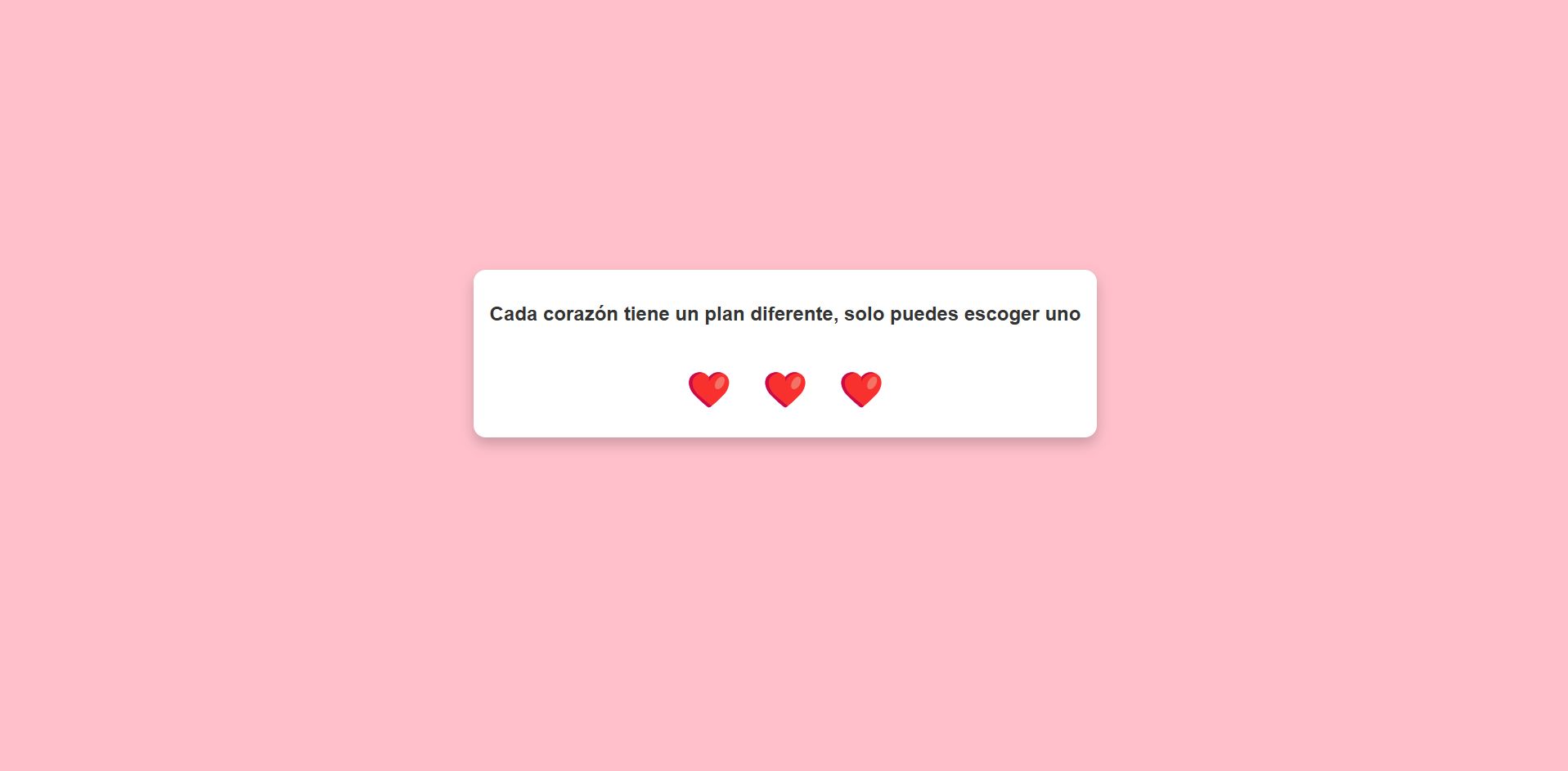 Planes para San Valentín